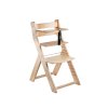 Growing dining chair also for babies LUCA natural