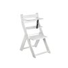 Growing dining chair also for babies LUCA white