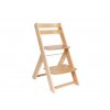 Wooden growing chair for children VENDY natural