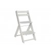 Wooden growing chair for children VENDY white