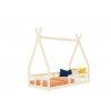 11837 low house bed fence in the shape of teepee with two sidewalls