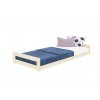 Wooden single bed SIMPLY with two headboards