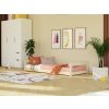 26 Low wooden single bed SAFE with two headboards (1)