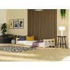 28 Low single bed with headboards FENCE made of wood