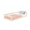 11906 low wooden single bed safe with bed guard