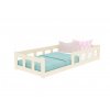 11918 low single bed fence with two sidewalls