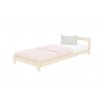 Wooden single bed SIMPLY with headboard
