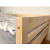 Low wooden children's bed TULY with open entrance