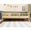 High wooden children's bed TULY with open entrance