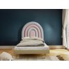 Upholstered wall panel RAINBOW pink (Mounting options With self-adhesive hook-and-loop tape)