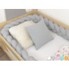 Hand-stew Children's Bed Bumper in Shape of Braid