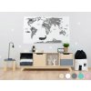 Wooden shelf NABOKSY 1x4 with base