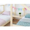 Wooden House Bed for Two Children VILLY Natural