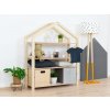 Wooden House Shelf POLLY Natural