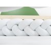 Braid-Shaped Cotton Cot Bumper Mimi