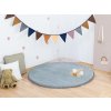 Plush Play Mat with Balls for Children and Babies Grey