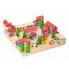 Wooden kit TOWN of 89 parts