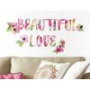 Self-adhesive Wall Sign BEAUTIFUL LOVE