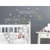 Self-adhesive Wall Sign LITTLE STAR