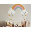 Wall Stickers RAINBOW with clouds