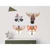 Wall Stickers with Animal Motive INDIANS